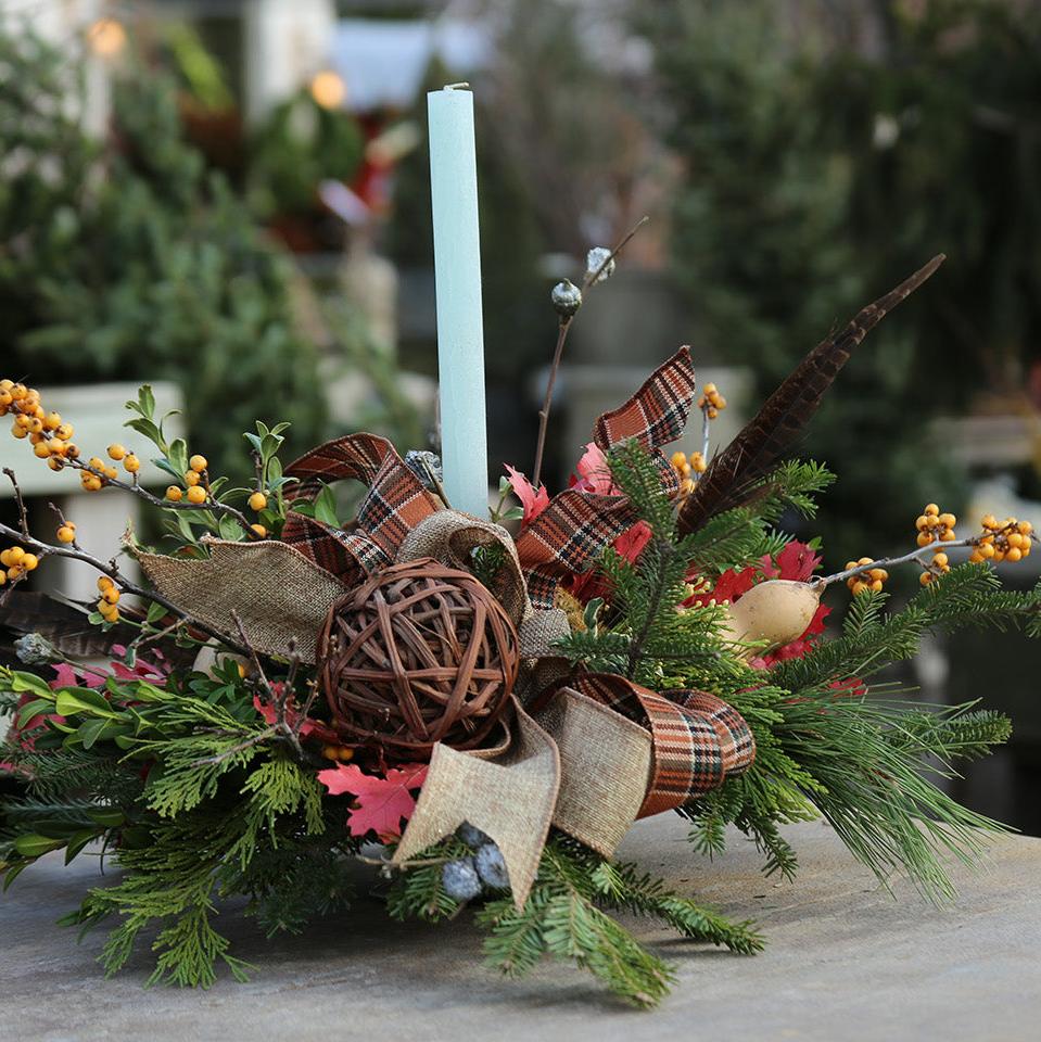 12/7 Festive Holiday Centerpiece Workshop