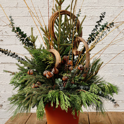 Vivid Winter Spruce Tip Container