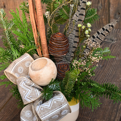 Giftable Fresh Wintergreen Arrangement