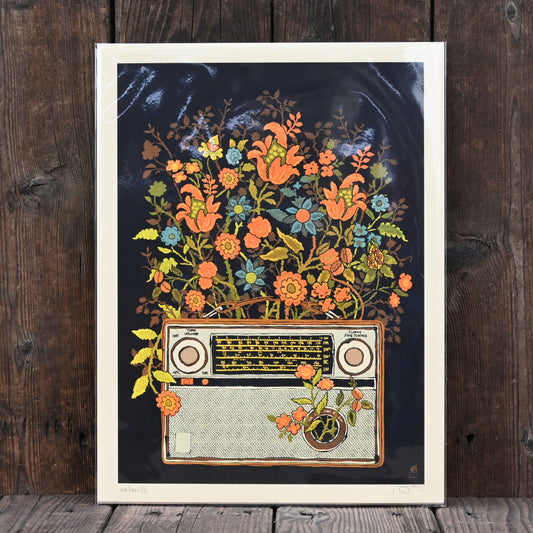 Floral Radio Print