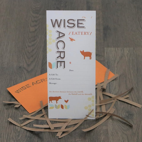 Wise Acre Eatery Gift Card